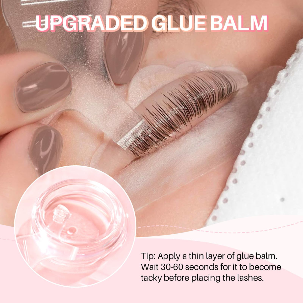 ICONSIGN Lash Lift Kit with Glue Balm, Single Sealed Packaging Eyelash Perm Kit