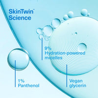 Simple Hydrate+ Micellar Facial Cleanser with hydation-powered micelles + vegan glycerin boosts hydration and leaves skin dewy-fresh from the first use 240 ml