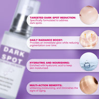 Cureluxe Dark Spot Remover for Face & Body - Melasma Treatment Cream with Niacinamide & Hyaluronic Acid, Pigmentation Removal Cream for Age Spots & Hyperpigmentation, Correcting Glow Serum, 50ml Moisturiser
