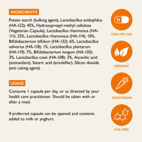 Udo's Choice Super 8 Immune Probiotics - Hi Count Microbiotics with Vitamin C - Supports Bowels and Digestive Health, One a Day Probiotics, 42 Billion Cell Count -8 Microbiotic Strains - 30 Capsules