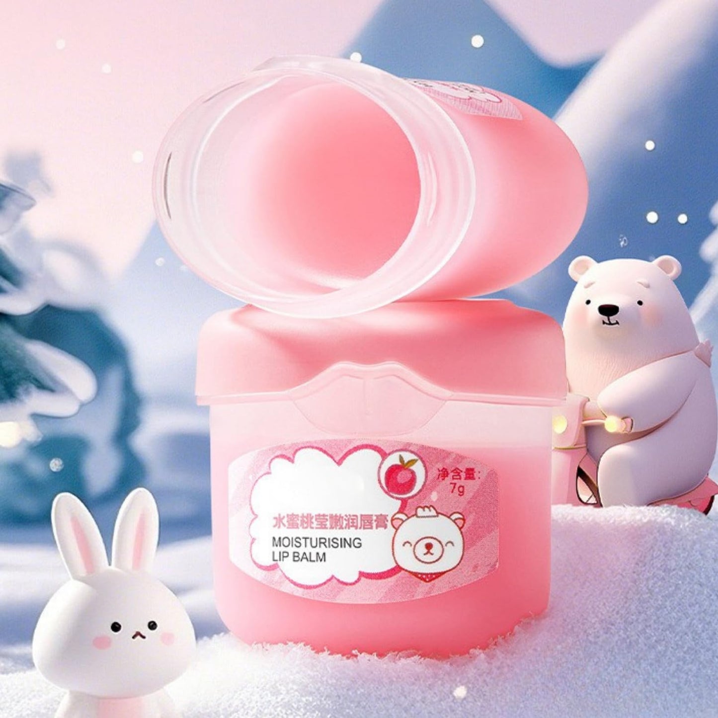 NLFOX lip Balm Set, Lip Balm,4 Packs Long Lasting Lips Moisturizer Intensive Lip Repair Treatment for Cracked, Dry and Chapped Lips (Pack of Four) -kiki