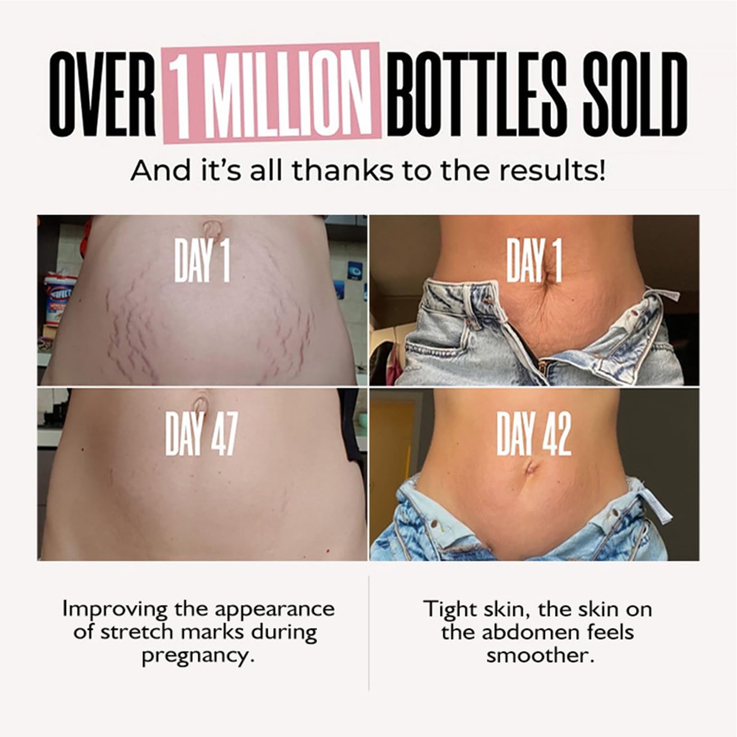 INSKIN B Flat Belly Firming Cream - Skin Firming and Tightening Body Cream Skin Tightening Moisturizing Body Tightening Cream for Tummy, Thighs, Arms, Butt - Stretch Mark