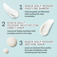 NIOXIN Nioxin Scalp Recovery™ System Kit - Itching and Scalp Dandruff - Anti-Dandruff Shampoo, Conditioner & Serum (200+200+100ml)