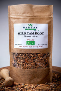Wild Yam Root Dried Herb 50g - Dioscorea villosa Menopause Support Liver Gallbladder- Herbal Remedies by J.