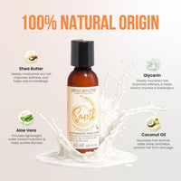 Afrocenchix Smooth Moisturising & Styling Cream, with Aloe Vera, Shea Butter & Coconut Oil extracts to Moisturise, Soften, Minimize Breakage & Make Styling Easy for Afro & Curly Hair, 60 ml