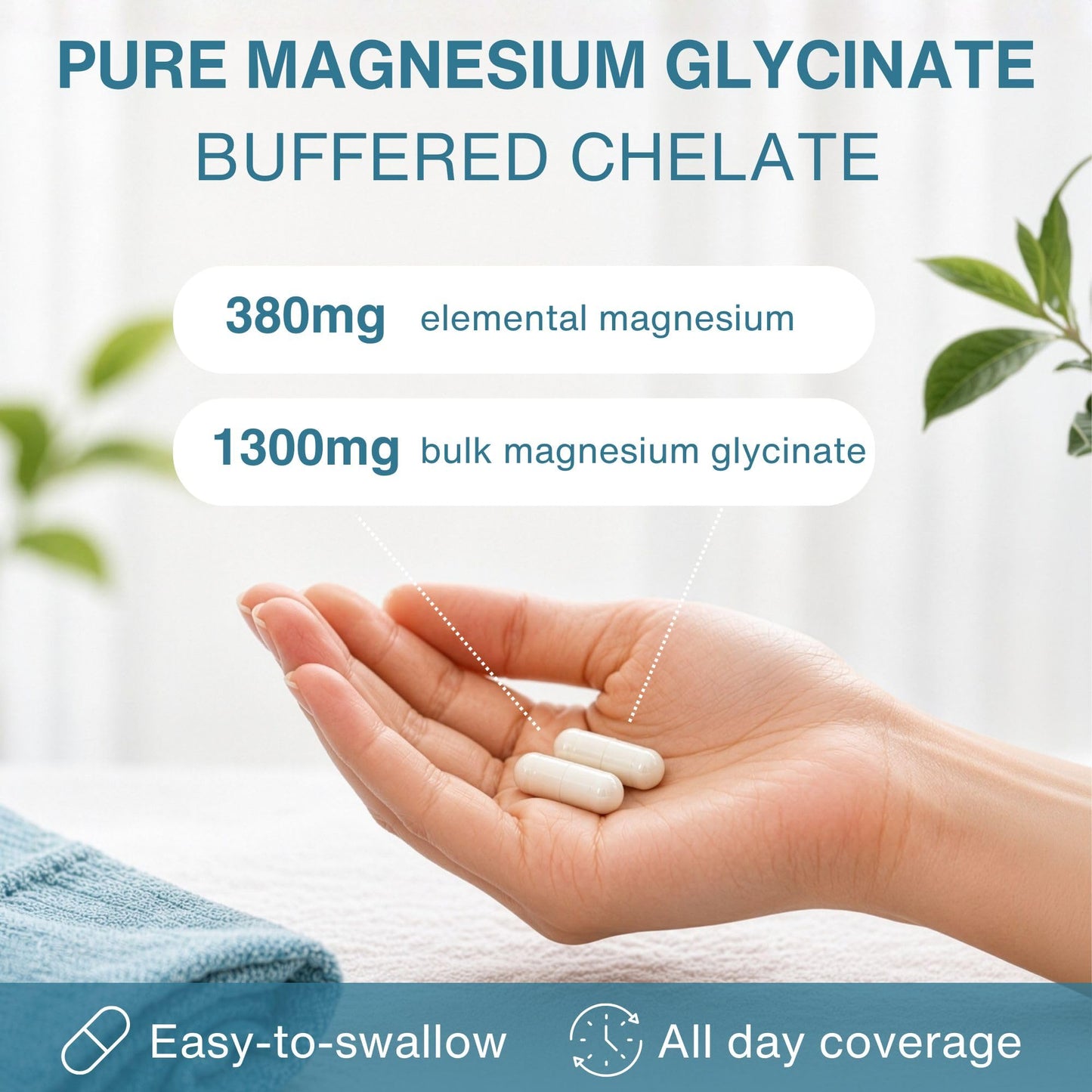 Igennus Healthcare Nutrition Igennus Chelated Magnesium Glycinate Pure & Clean Formula 180 Capsules