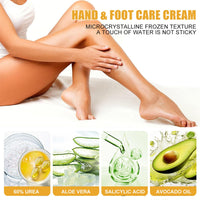 DMQ Urea Foot Cream 60 Percent - Cracked Heel Repair Cream - 60% Urea Cream for Cracked Heels and Dry Skin - Feet Hard Skin Remover - Moisturizing Hands and Foot Skin Care