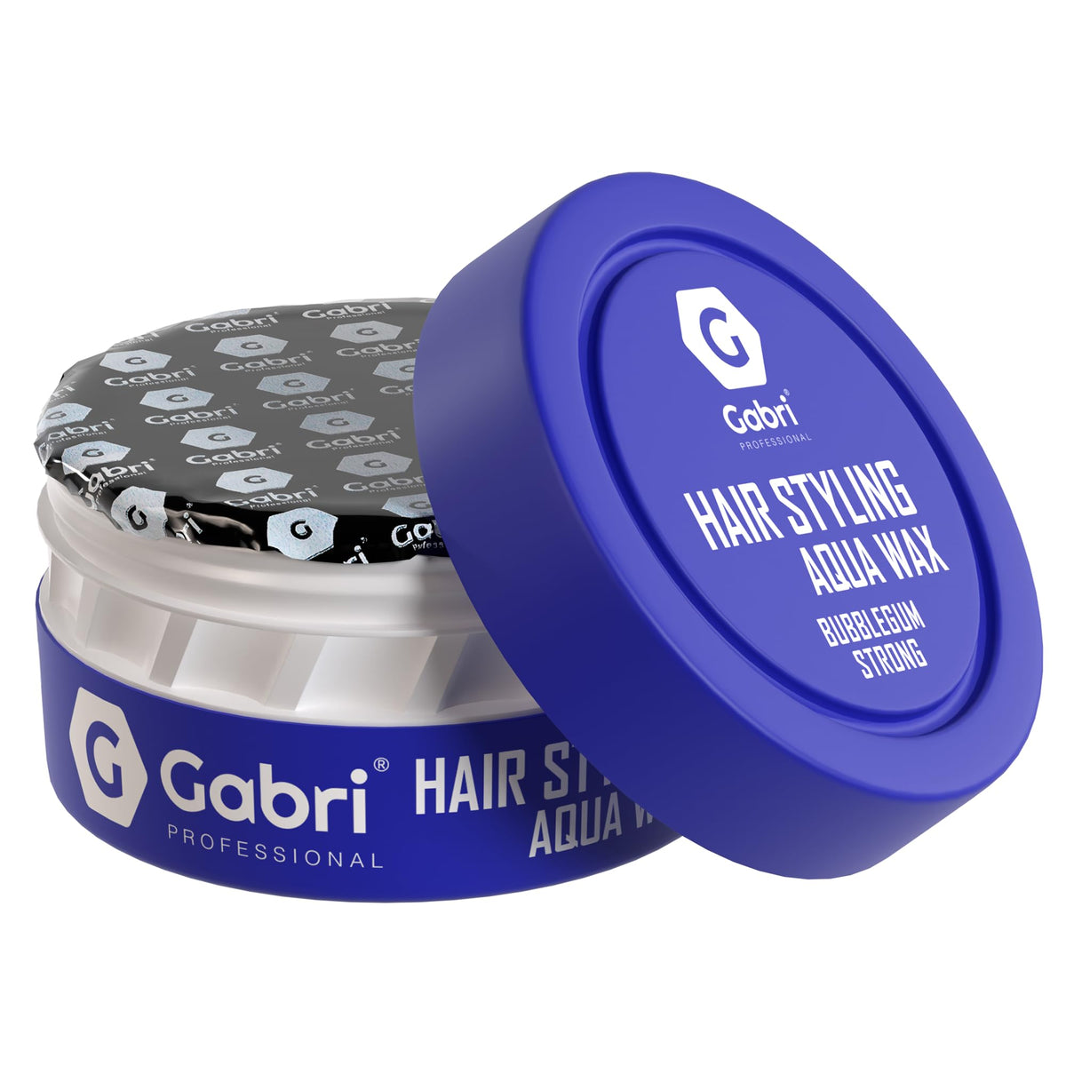 G Gabri Gabri Professional Hair Wax, Hair Styling Aqua Wax, 1 x 150 ml, Pack of 1 (Bubblegum Strong - Blue)