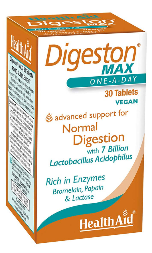 HealthAid Digeston Max Tablets, 30-Count