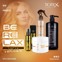 Totex Hair Argan Serum Oil 3x125ml | Hair Repair & Growth Treatment | Anti Frizz & Split Ends Control | Heat Protectant Smoothing Oil | Deep Hydration & Shine for Dry Damaged Hair