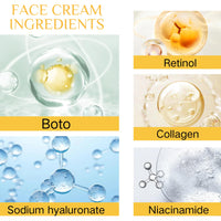 ISBEAUSOLS Face Lift BotoxCream - Boto Wrinkle Cream with Retinol,Collagen - Face, Neck, Eye,Skin Tightening Cream for Face - Smooth Loose Sagging Skin, Puffiness, Fine Lines & Wrinkles