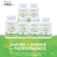 Nature's Plus NaturesPlus PRO Optimized Curcumin Longvida 500 mg Capsules - Superior Absorption Turmeric Extract Supplement - One a Day, Vegan, Gluten Free - 60 Capsules