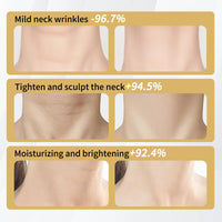 Tpyag Anti-wrinkle Neck Mask,Anti Wrinkle Patches，Neck Mask with Peptides & Hyaluronic Acid, Firming & Wrinkle-Reducing, Non-Slip Fit for Women & Men,5 Pieces