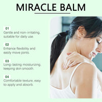 Mikloven Miracle Balm Herbal Skincare Soothing Joint Cream – 60g Natural Plant-Based Balm for Hands & Legs, Deeply Moisturizing Formula, Helps Soothe Joint & Muscle Tension, Non-Sticky, Fast Absorbing