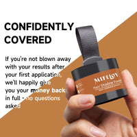 MIFELOY 2 Pcs Root Touch Up Powder, Cover Up Hair Color for Grays, Root Coverage, Men Roots Concealer for Beard Line Eyebrow, Women Instantly Shadow Powder for Thinning Grey Hairline, Light Brown