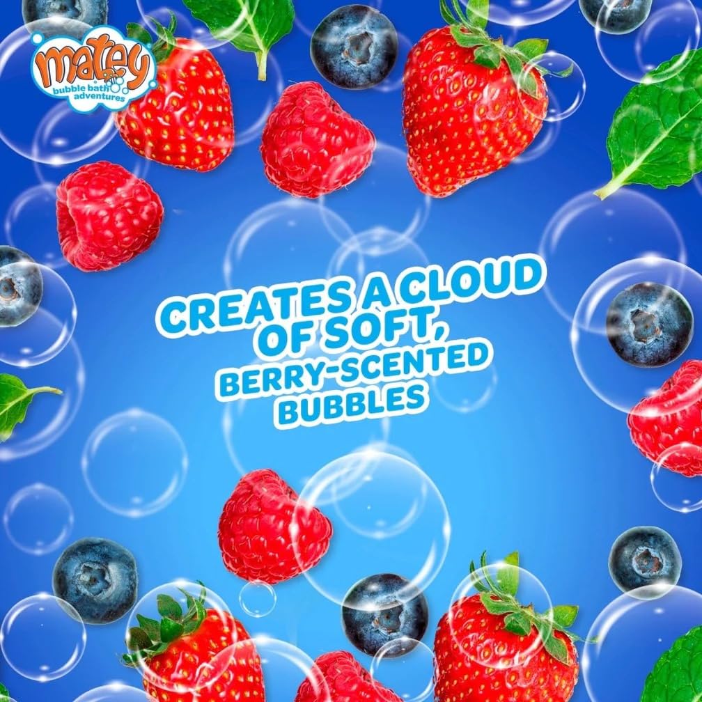 Matey Bubble Bath Molly | Kids Bubble Bath for Bath Time Fun | Long-Lasting Foamy Bubbles | Gentle Children’s Bath Wash