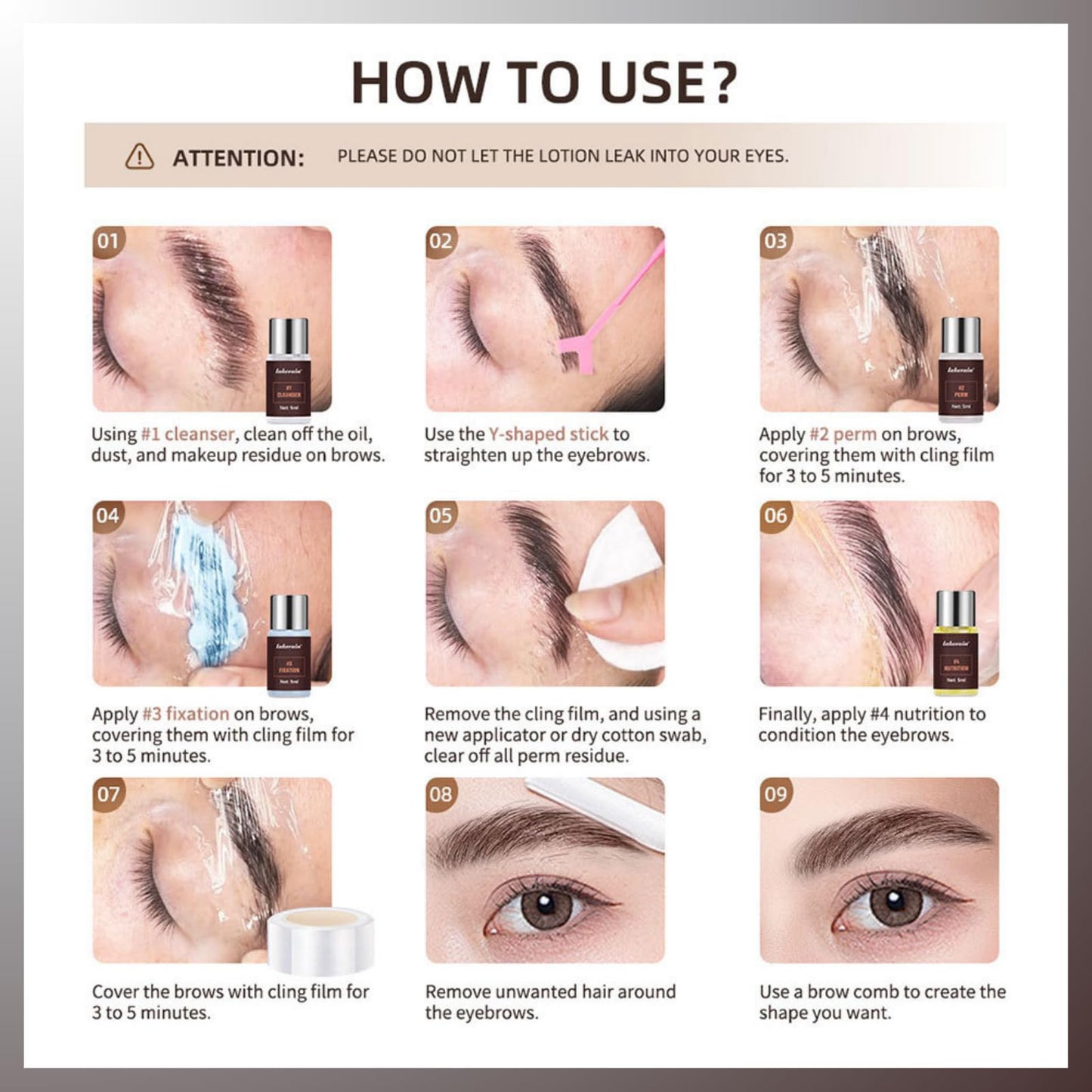 Brow Lamination Kit Premium Eyebrow Lamination Kit With Keratin Premium Eyebrow Lift Set Shaping For 3d Natural Fuller Thicker Wild Eyebrows 6 Weeks Long Lasting Results Professional Salon Results