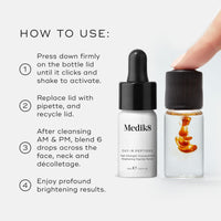 Medik8 Oxy-R Peptides - High-Strength 1% Oxyresveratrol Brightening Peptide Serum With Hyaluronic Acid - Brighten Dark Spots & Discolouration - 2 x 10ml