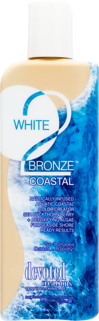Devoted Creations White 2 Bronze Coastal Blue Hued Tan Enhancer, 251 ml (Pack of 1)