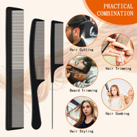 URAQT Hairdressing Combs Set, 3pcs Hair Combs Hair Brushes, Pin Tail Comb, Anti Static Fine Tooth Cutting Comb Professional Salon Styling Comb