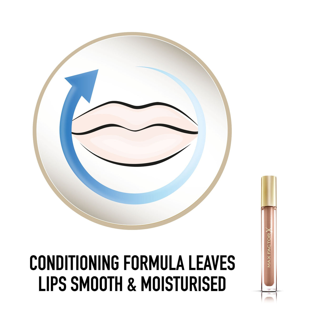 Max Factor Colour Elixir Lip Gloss, Shine Enhancers and Smoothing Oil, Lustrous Sand 8