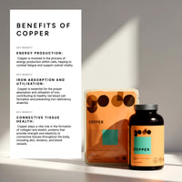 Fitness Health Copper 1000mcg 120 Tablets - Nutritional Supplement - Vegans & Vegetarians - Healthy Lifestyle - Copper Gluconate Supplement