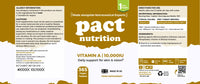 Pact Nutrition Vitamin A 10,000 IU – 365 Easy to Swallow Tablets (1 Year Supply) - High Strength Vitamin A Supplement for Normal Skin, Vision, Eyes & Immune System – Vegan