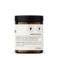 Erbology Organic Psyllium Husk Powder 90g - 45 Servings - Promotes Digestive Health and Regular Bowel Movements - Sustainably Sourced Straight from Farm in India - Small Batch - Vegan - GMO-Free