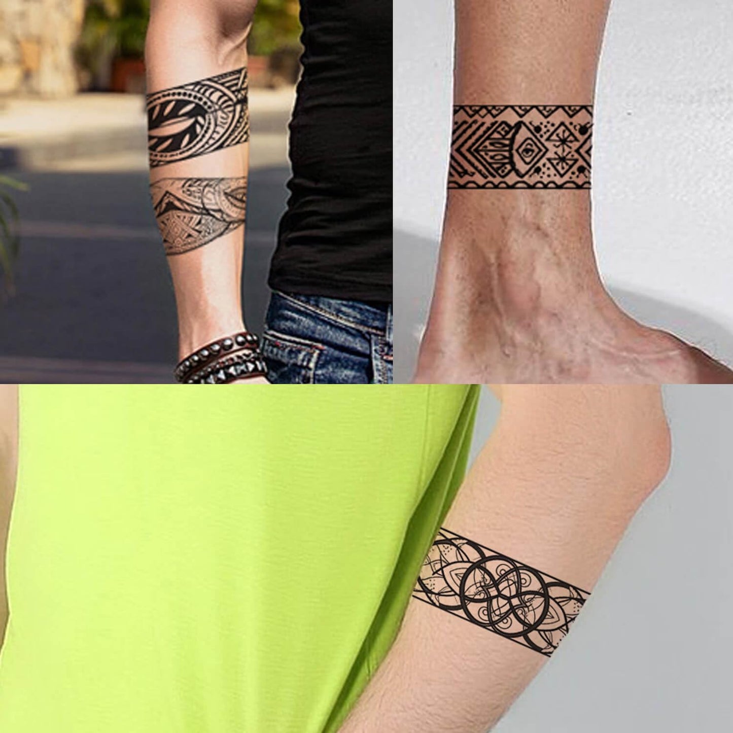 glaryyears GLARYYEARS 18-Pack Realistic Barbed Wire Temporary Tattoos