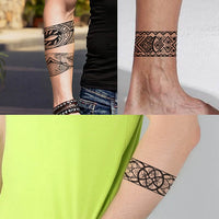 glaryyears GLARYYEARS 18-Pack Realistic Barbed Wire Temporary Tattoos