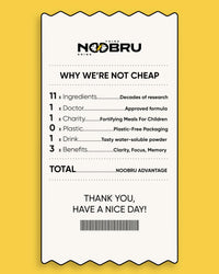 Noobru Аdvantage Nootropic - Delicious Nootropics Brain Supplement with 11 Active Ingredients - Natural Cognitive Enhancer - 20 Strawberry Lemonade Sachets - 1 Month Supply, 20 Count (Pack of 1)