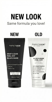 PERFECT LOOK LONDON Perfect Look London Peel-Off Face Mask for Blackhead Remover & Acne – Deep Pore Cleanser with Bamboo Charcoal & Kaolin – Unclogs Pores & Controls Oil
