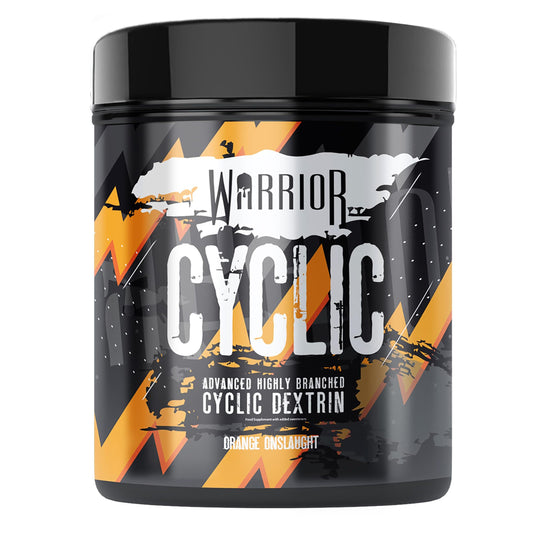 Warrior Cyclic Dextrin 400g - Advanced Pre and Intra-workout Carbohydrate Source - 16 Servings (Orange Onslaught)