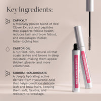 HAIR BURST Eyelash & Brow Growth Serum - Hormone Free, Fuller Lashes 9ml