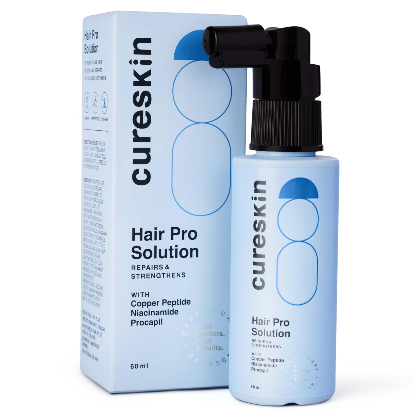 Cureskin Hair Pro Solution | Hair Growth Serum with Procapil, Copper Peptide, and Niacinamide | Strengthen, Repair & Nourish Hair