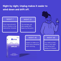 Motion Nutrition Unplug Night Time Nootropic (60 Capsules) | Award Winning Natural Sleep Aid to Calm Your Mind, Help You Fall Asleep Faster & Wake Up Well Rested | Sedative Free | Vegan & Made in UK