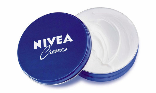 Genuine German Nivea Creme Cream Made in Germany - 5.1 oz. / 150ml metal tin by Beiersdorf Germany BEAUTY