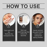 HERBENJOY Glitter Freckles Face Tattoo 24pcs Face Glitter Freckles Face Glitter Makeup Speckles For Party Woman Glow Up Makeup Patches Festival Cute Glitter Makeup Accessories