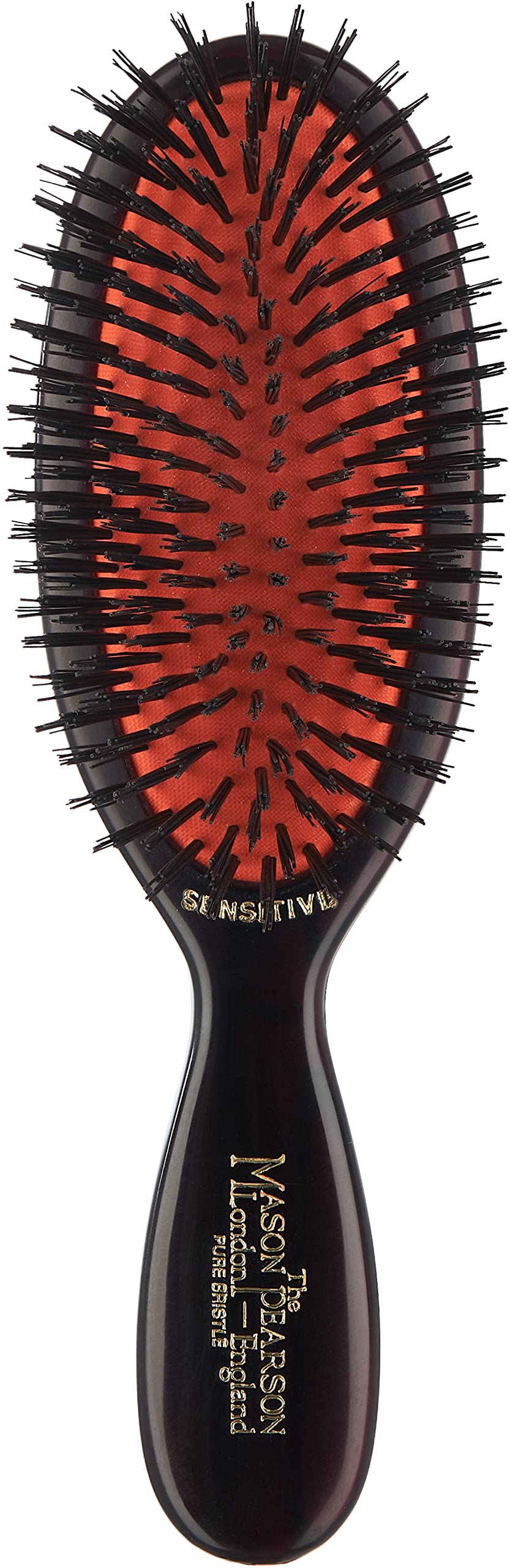 Mason Pearson SB4 Pure Bristle Pocket Sensitive Hair Brush - Dark Ruby