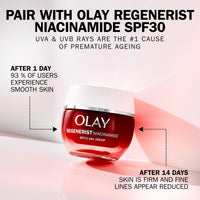 Olay Regenerist Niacinamide Night Cream Face Moisturiser, Skincare with Antioxidant Vitamin E and Shea Butter, Anti Ageing Skin Care: Renew, Age Defy and Hydrate, 50ml