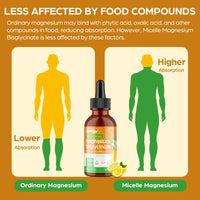 Gaelikine Magnesium Bisglycinate Drops 1000mg – High Absorption Liquid Magnesium Glycinate with Liposomal Micelle Technology, Gentle & Stomach-Friendly Formula, Lemon Flavour, Vegan, 120ml