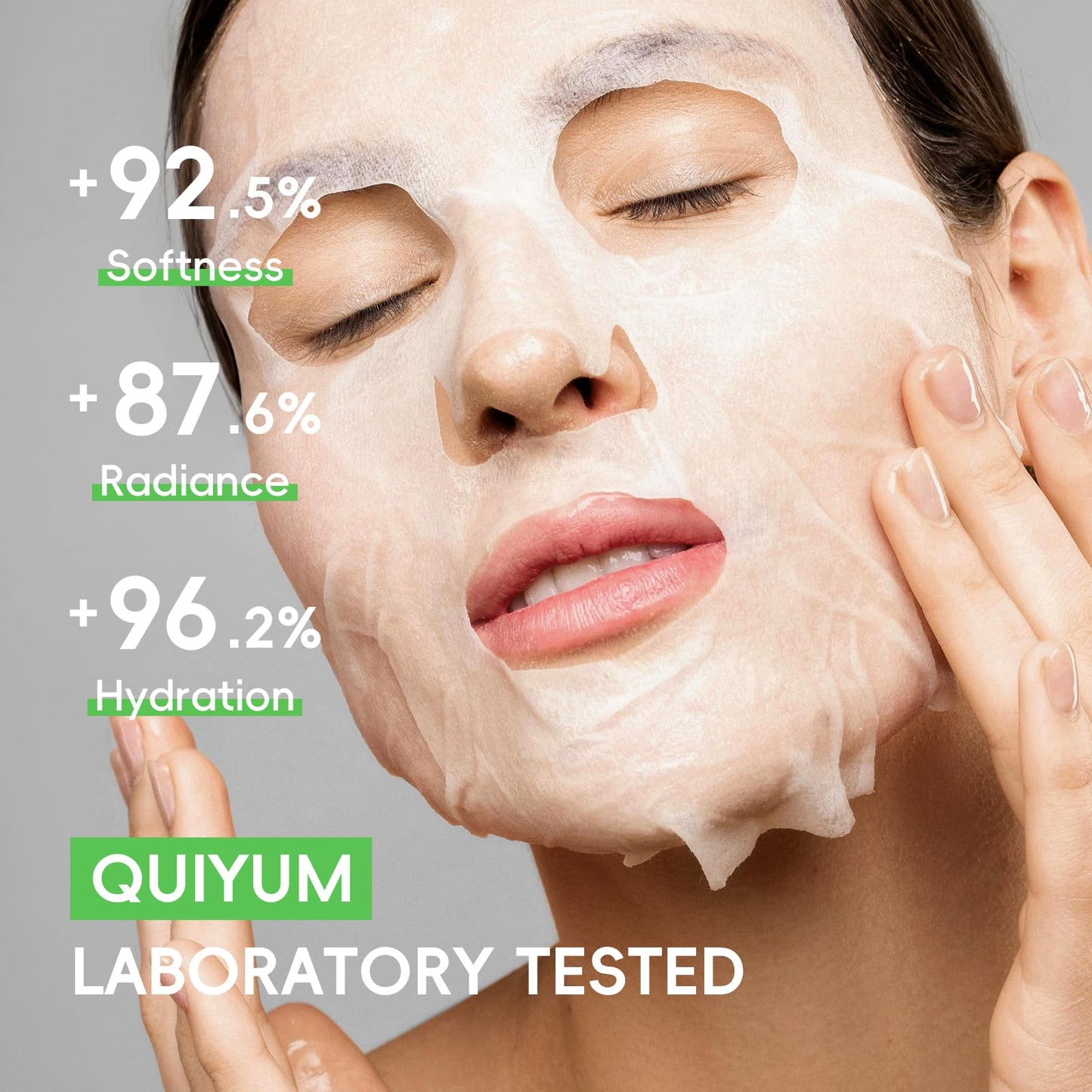 QUIYUM Quiyum Face Mask, Skincare Set of 25 with Vitamin C, Niacinamide, AHA, Hyaluronic Acid & Avocado for Radiance, Hydration & Pore Care, Pamper Care Package Gift for Women Teenage Girls Her