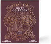 Ancient + Brave Noble Collagen - Type 2 Collagen Capsules for Joint Health, Healthy Bones & Ligaments - Enhanced with Vitamin C, Boswellia Serrata & Manganese - Gluten Free, Soy Free, 30 Capsules