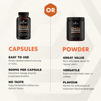 Solve Labs SOLVE Labs® ● Premium Siberian Chaga Extract Powder ● 10% Beta-D-Glucans ● 10:1 Extract ● Zero Fillers & Additives ● 100g ● 3 Months Supply