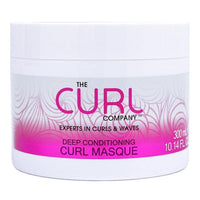 The Curl Company Deep Conditioning Curl Masque (300 ml) - Deeply Nourishes Dry damaged Curls, Ideal for Waves, Curls and Coils, Professionally Formulated with Curplex and Nourishing Moringa Oil