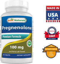 Best Naturals Pregnenolone 100 mg 120 Tablets (120 Count (Pack of 2))
