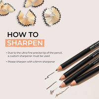 WUNDERBROW Wunderbrow Micro-Classic Brow Pencil, 2.5mm tip for precision filling, Vegan and Cruelty Free (Taupe-Grey)