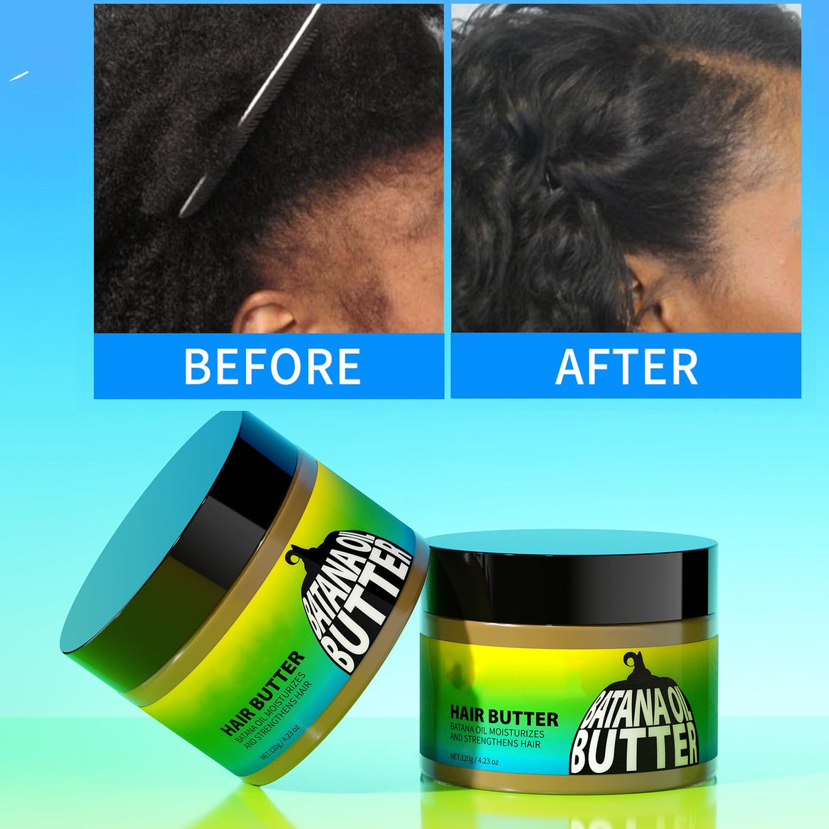gowwim Gowwim Batana Oil - Raw Batana Oil for Hair Growth Dr. Sebi, Effective Against Hair Loss, Promote Hair Regrowth (4.2oz)