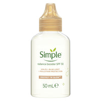 Simple Protect 'N' Glow Radiance Booster SPF 30 naturally preservative free moisturiser for dull & tired skin 50 ml