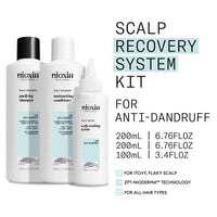 NIOXIN Nioxin Scalp Recovery™ System Kit - Itching and Scalp Dandruff - Anti-Dandruff Shampoo, Conditioner & Serum (200+200+100ml)